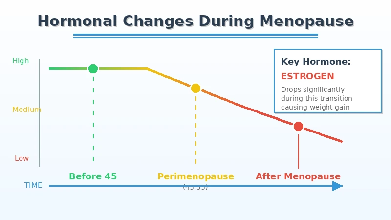 Hormonal changes during menopause